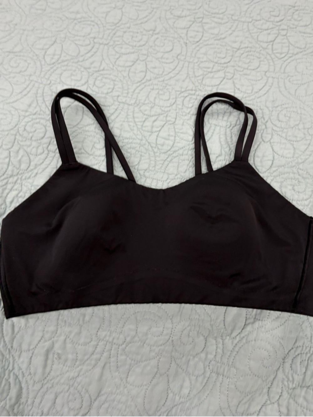 lululemon athletica Black Double-Strap Seamless Bralette